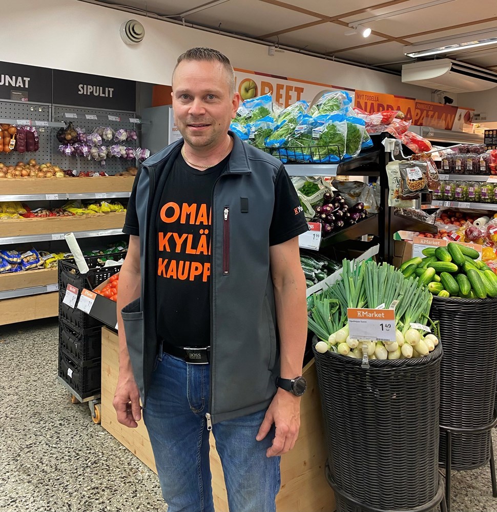 Ismo Kantanen on K-Market Otavan uusi kauppias