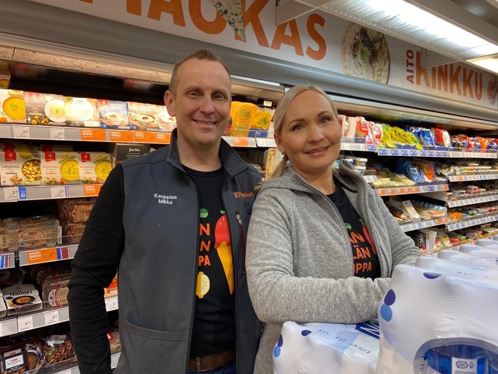 K-Supermarket Pikantin kauppiaiksi Mikko Räisänen ja Hanna Konttinen