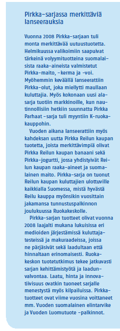 Pirkka-sarjassa merkittäviä lanseerauksia